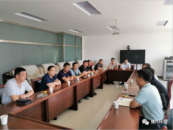 聊城市生态环境局到博兴县考察山东彩涂板行业的VOC治理